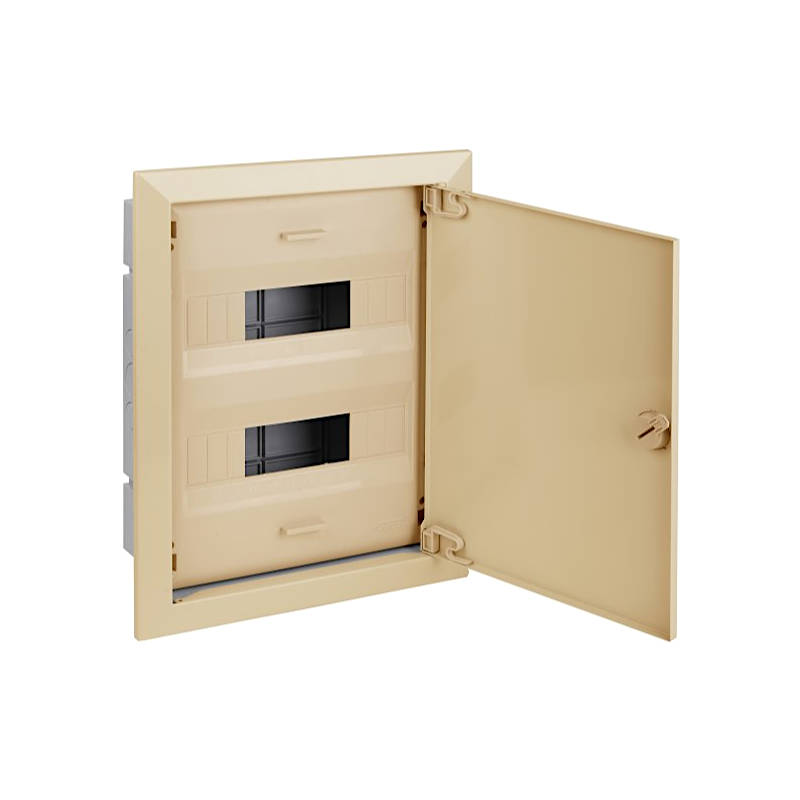 68124МБЖ Тусо Щиток с/п на 24 мод. с металлической дверцей 430х325х103мм, бежевый